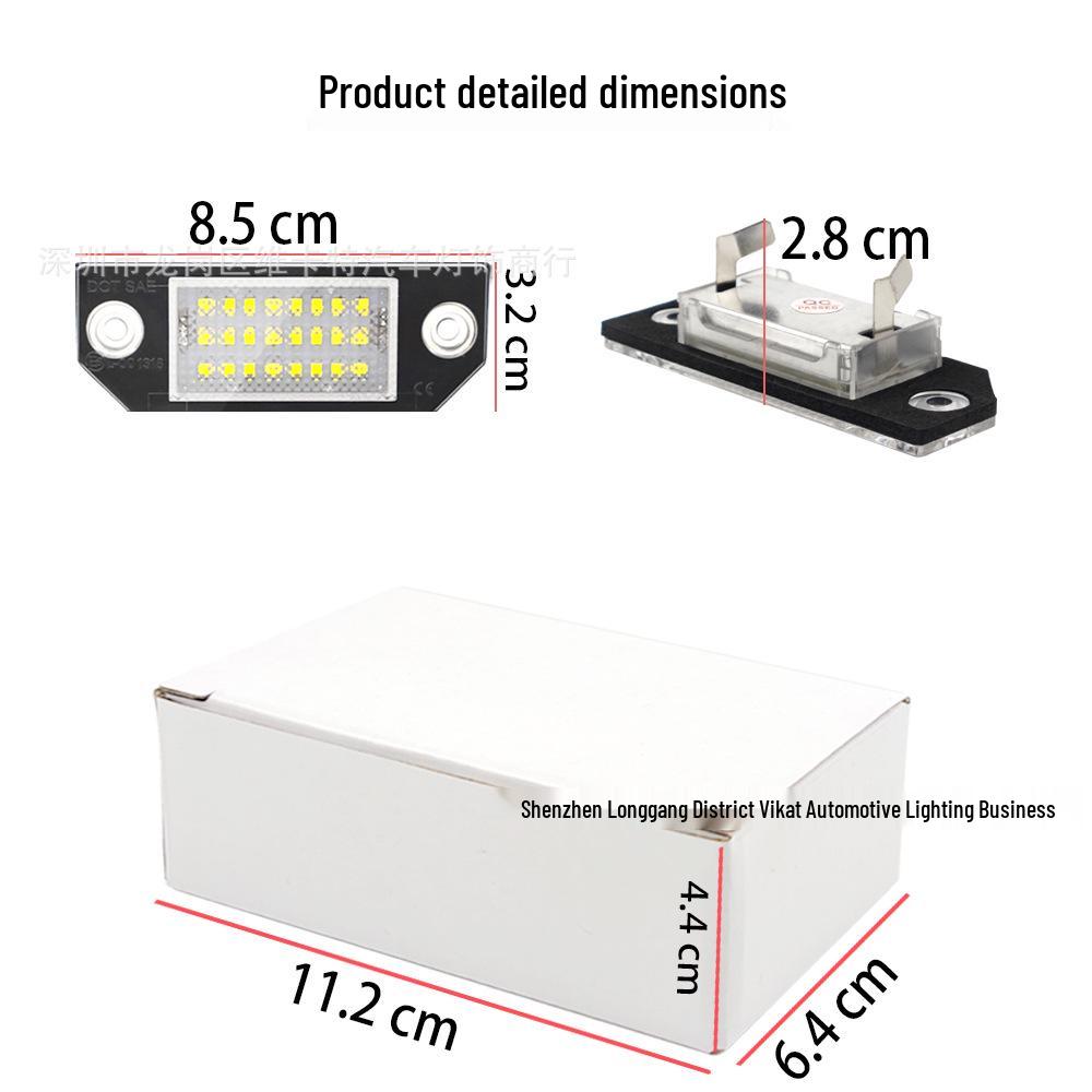 

LED License Plate Light for Ford Focus C-MAX MK2 (2003-2008)