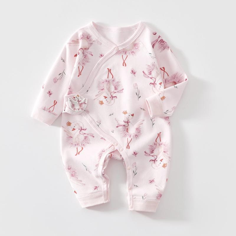 Newborn Baby Onesies: Spring & Autumn Pure Cotton Underwear for 0-3 Months