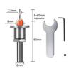 Counter Sink Drill Bit With Adjustment Wrench Woodworking Router Bit Milling Cutter Screw Extractor
