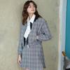 WEDNESDAY DELIGHT Wed_Vintage Checked Two-Piece_Skirt