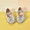 [Crystal Princess Shoes for Girls Spring Autumn Toddler Ballet Flats Shiny Rhinestone Kids Dress Shoes]