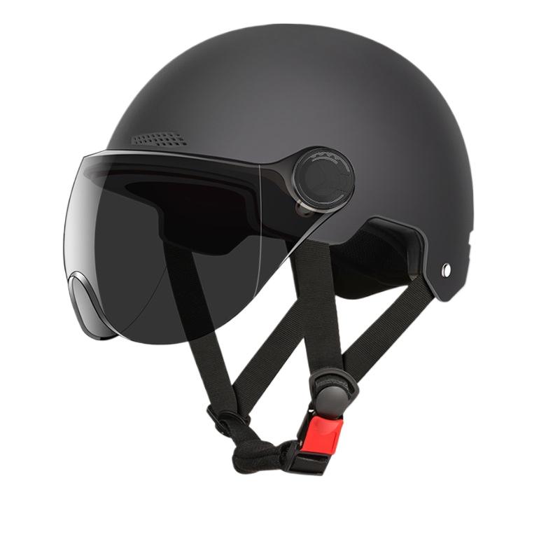 Helmet Electric Vehicle Women and Men Motorcycle Battery Car Half Helmet Summer Sun Protection Full Helmet Wholesale Riding Breathable and Lightweight