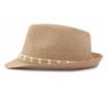 Straw Hat Men's Summer Sunshade Beach Hat for Middle-Aged and Elderly Sunscreen Hat Women's British Retro Jazz Hat