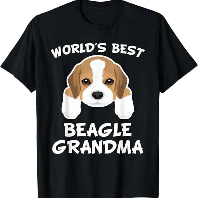 World S Best Beagle Grandma Dog Granddog T Shirt S