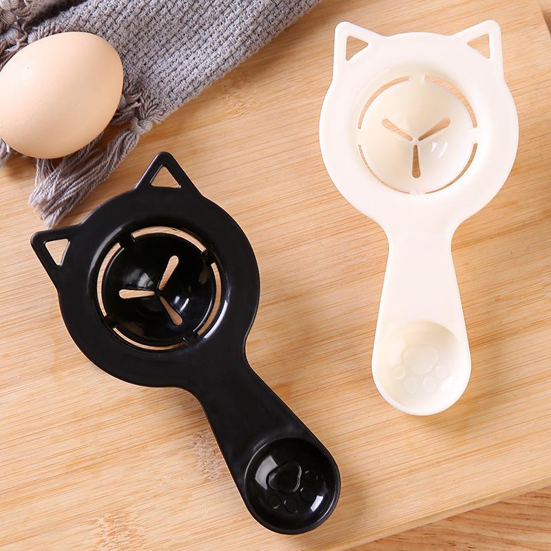 

2 in 1 Cute Cartoon Cat Egg Separator & Measuring Cup Easy Yolk & White Filter for Baking and Cooking, Perfect Kitchen Gadget