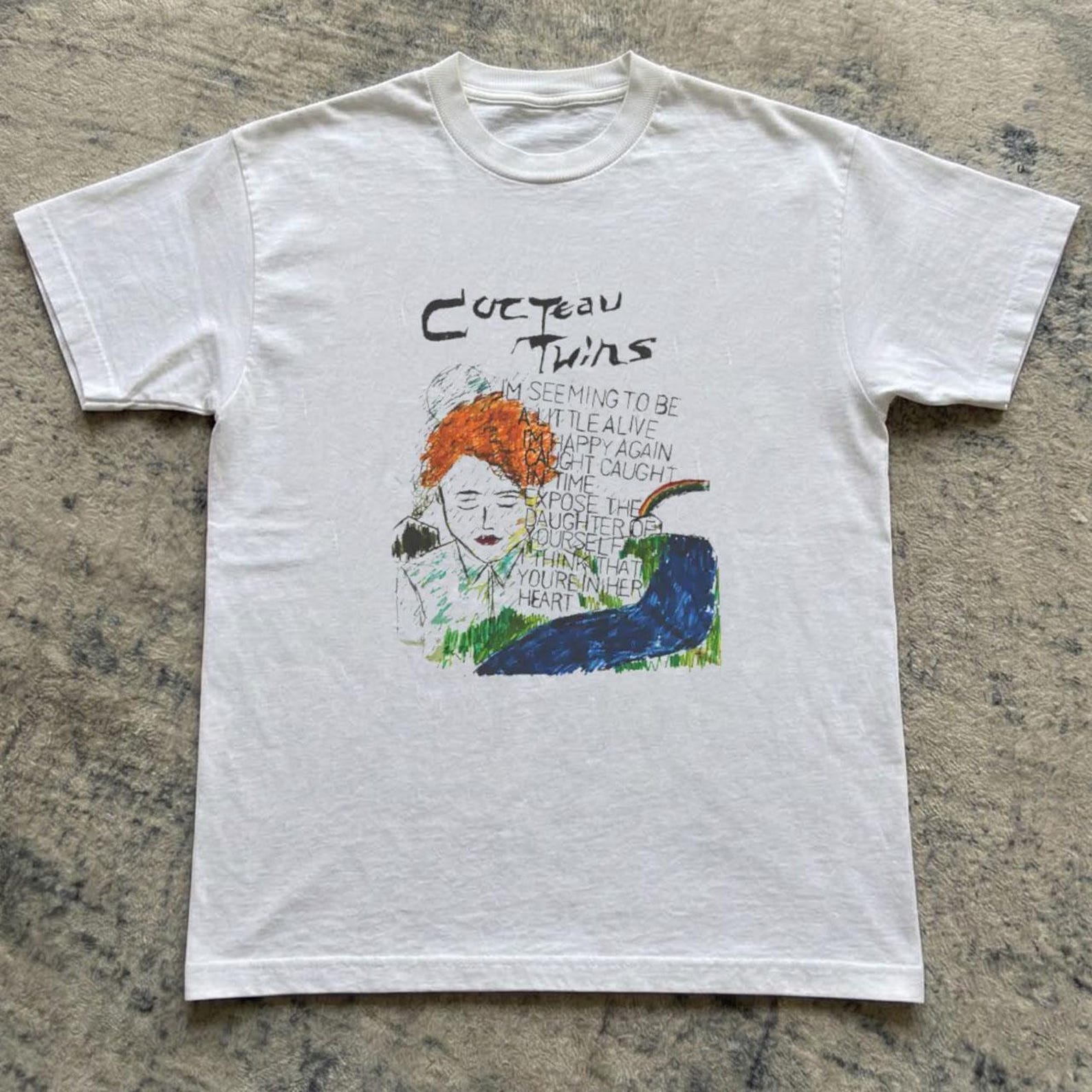 Cocteau Twins 90s Album Shirt, Unisex Cotton Tee 2XL