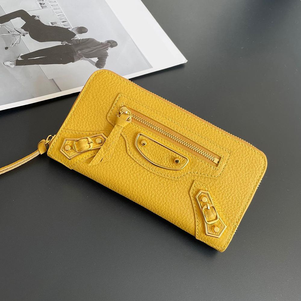 Retro Echtes Leder Damen Geldbörsen Luxus Markenstil Motorrad Lange Geldbörse Ohne Logo Hohe Kapazität Nieten Clutch Tasche Geldbörse
