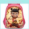 Nezha Bing Ao School Backpack Lightweight Oxford Bookbag Large Capacity Students