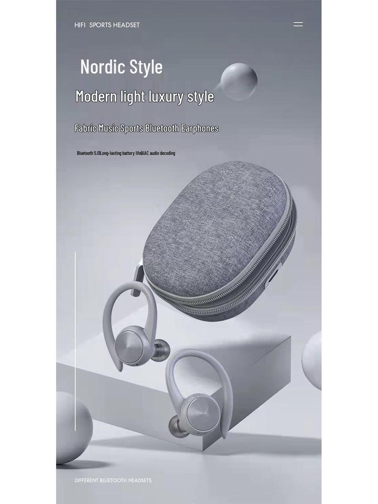 Wireless TWS Bluetooth Sports Ear-Hook Waterproof Headset