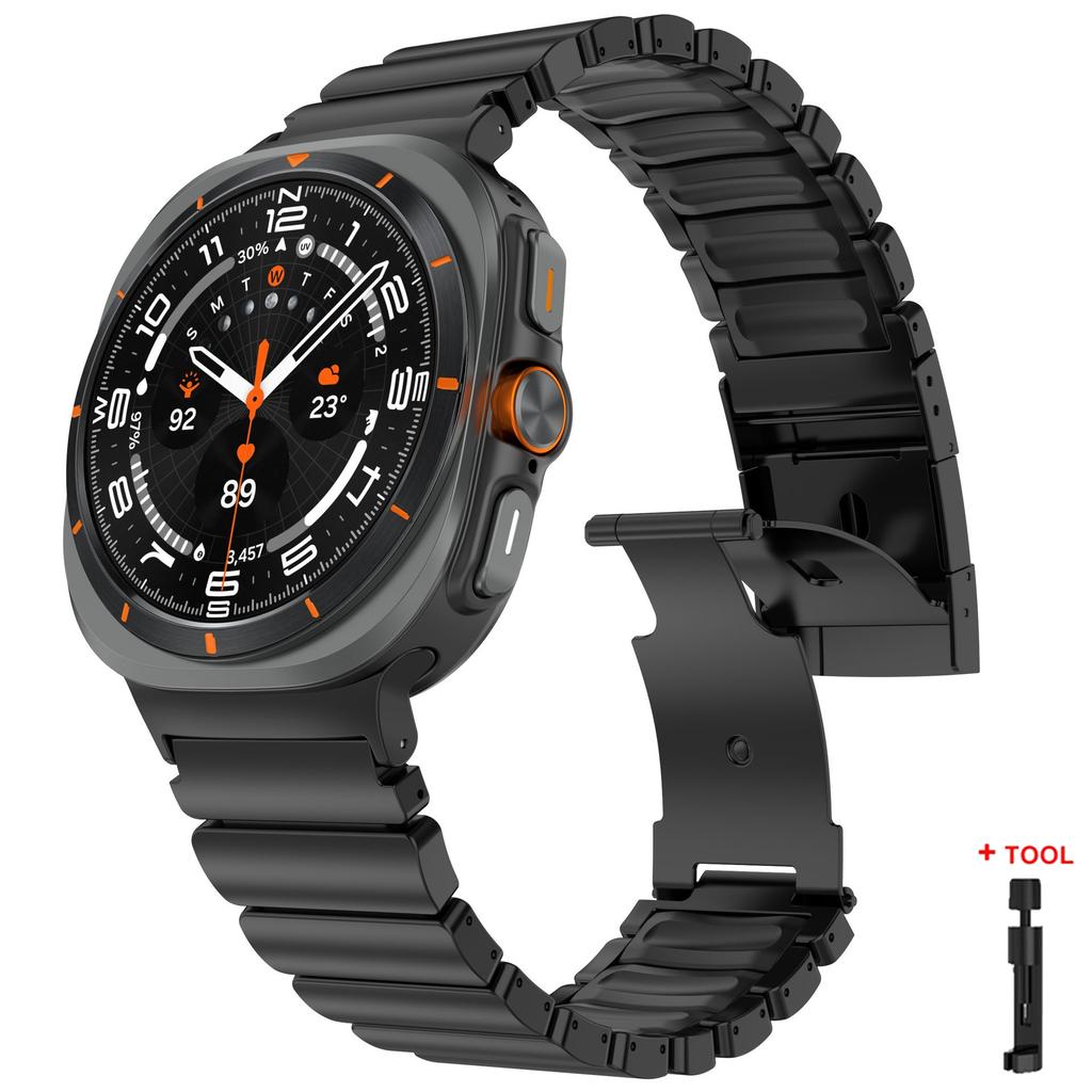 Titanium Wristband for Samsung Galaxy Watch 8 44mm 40mm 8 Classic 46mm Bracelet Business Metal Band for Galaxy Watch Ultra 2025