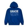 Gracie Abrams Letter Repeat Navy Unisex Hoodie Fashion Hip Hop Sweatshirt Men Women Sportwear