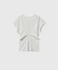 GENERALIDEA Back Point Draped T-Shirt [Off White] / Gf2Lts524