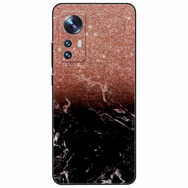 For Xiaomi Redmi Note 12s Case 12 S Soft Black Silicone Cool Marble TPU Funda Para for Redmi Note 12S 2023 Shockproof Note12s
