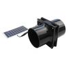 Effizienter Luftstrom 12V Lüfter Runder Kanalventilator Solar Abluftventilator