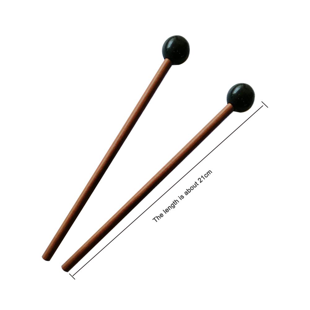 1 par trätrumstockar Professionella tungtrumstockar 21 cm Längd Xylofon Marimba Ståltrumma Köpklubba