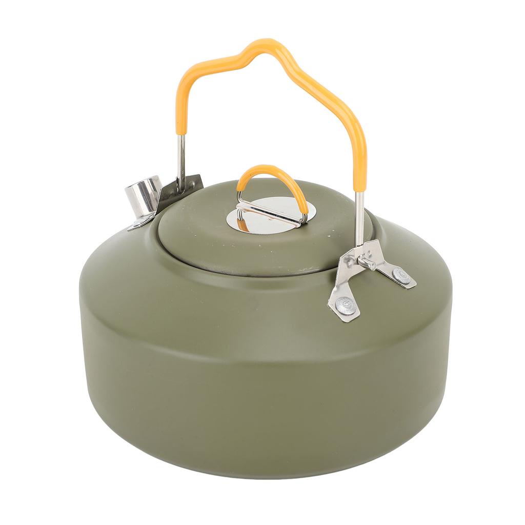 1L Outdoors Kettle Heat Resisting Stainless Steel Teapot Portable Camping Water Kettle with