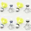 5/10 pieces of windproof and wind-resistant badminton balls, wind-resistant and durable outdoor badminton balls.