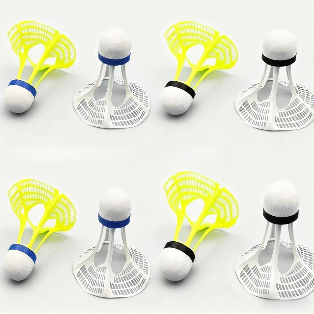 5/10 pieces of windproof and wind-resistant badminton balls, wind-resistant and durable outdoor badminton balls.