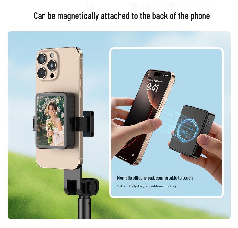 2026 Smart Selfie Stick & Tripod: Screen Mirroring, Live Streaming, Anti-Shake Features