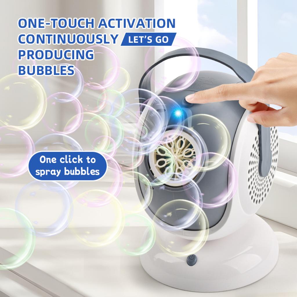 Bubble Machine Children, Toddler Automatic Bubble Blower, Bubble Toys Boys, Girls, Easter Gifts, Holiday Gifts100ml
