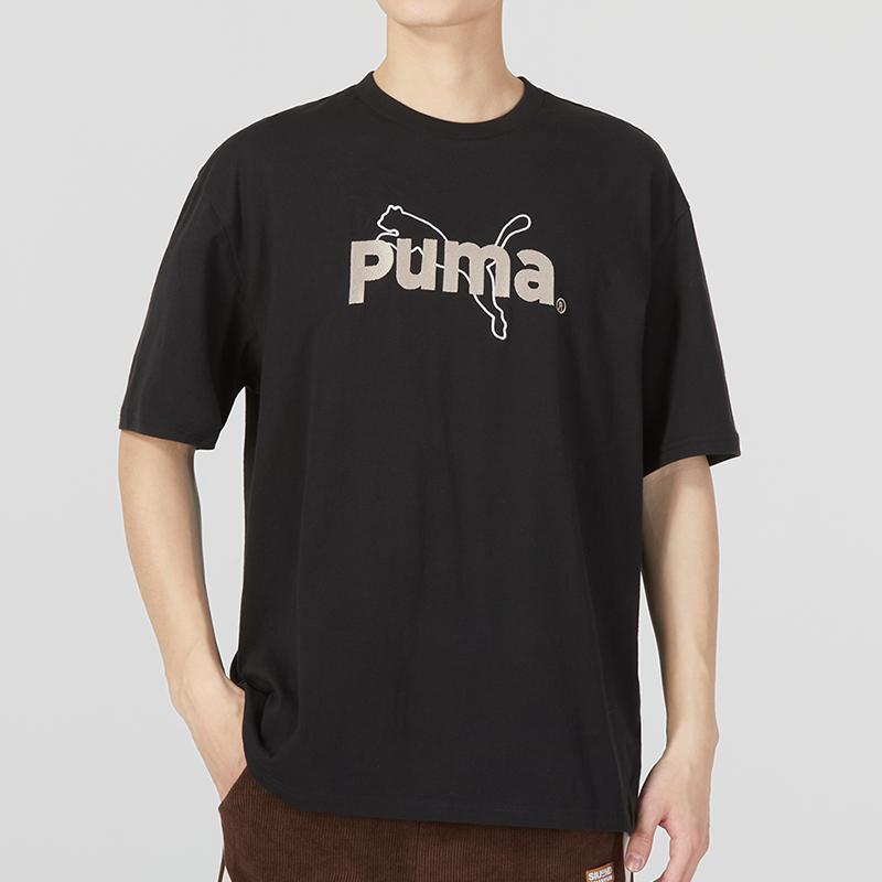 New PUMA T Shirts Men's Black 621987-01