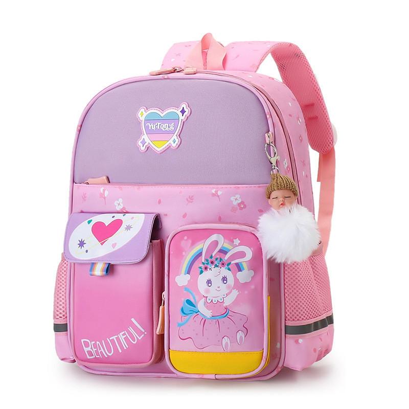 Adorable Cartoon Kindergarten Backpack Trendy Lightweight Breathable Boys Girls School Bag