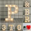 LED-Nachtlampe, 26 Buchstaben, 0–9, digitales Festzelt-Zeichen, Alphabet-Licht, Wand-Hängelampe, Innendekoration, Hochzeit, Party, LED-Nachtlicht