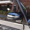 2pcs Carbon Fiber Side Rearview Mirror Cap Cover Trim For Mercedes Benz G GLE GLS Class W463 -21 ABS Plastic Car
