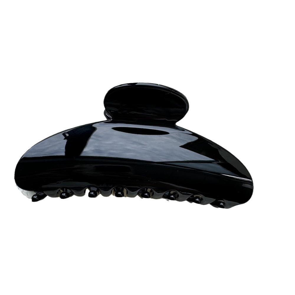 Korean Style Minimalist Semi-Circular Hair Clip for Women - High-End Summer Updo Shark Clip