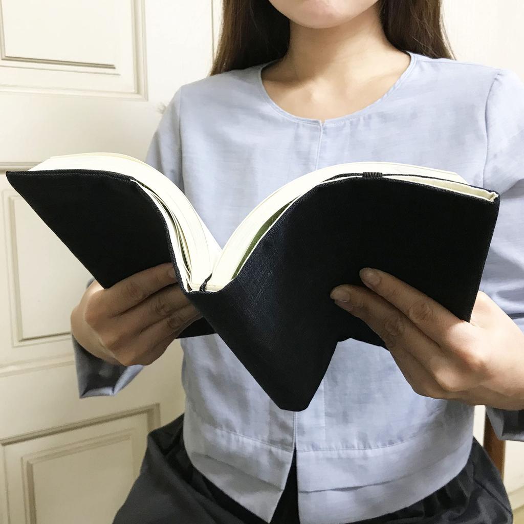 Adjustable Book Cover for B6 Made in Includes Stylish Japanese Gift B6 (Six-Six) Paperbacks, Japan, Bookmark, Item, (Plain Black, (Six-Six) Paperback)