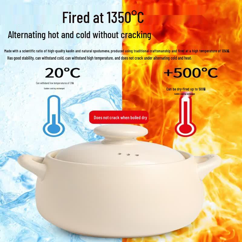 Wutuo High-Temperature Ceramic Casserole Pot
