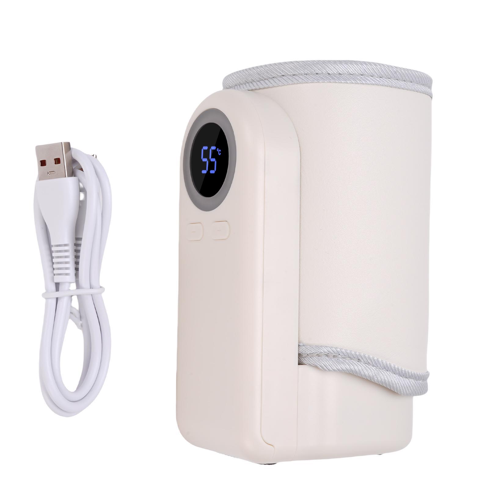 

Портативный рукав-подогреватель для бутылочек, USB-перезаряжаемый, быстрый подогреватель детского молока, обертка, беспроводной, 10000 мАч для