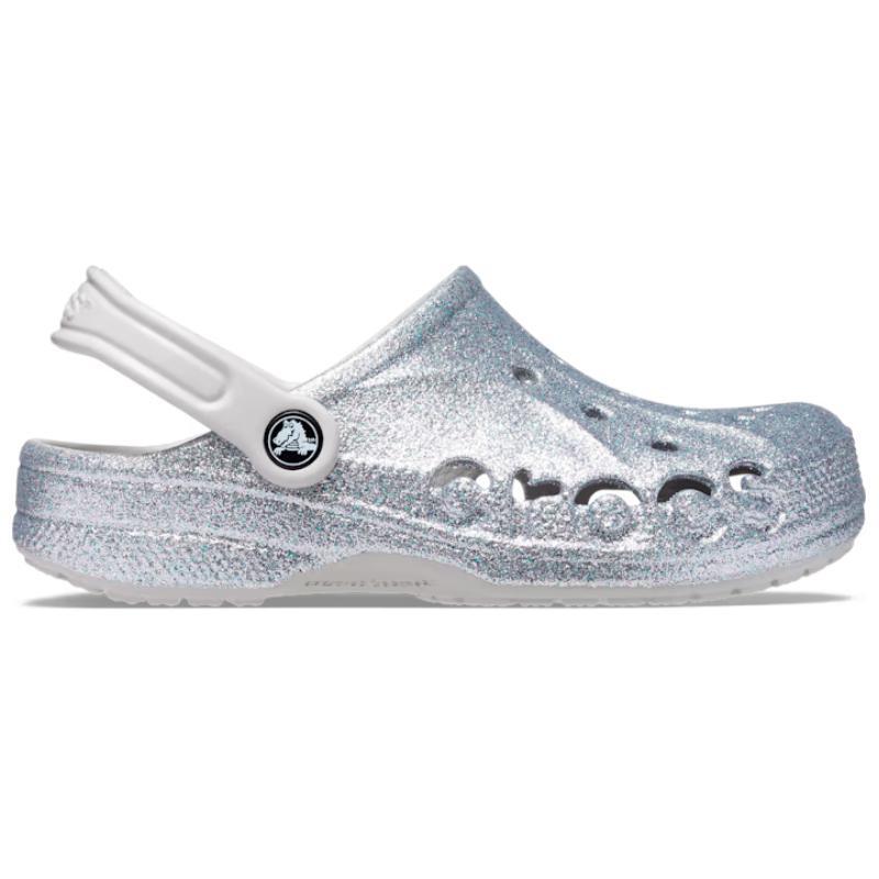 Crocs Baya Comfortable & Versatile Hole Shoes Women's Silver