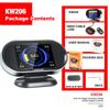 KONNWEI KW206 Car OBD2 Diagnostic Tool HUD 2in1 Fault Code Clearing 02 Sensor Test Speeding Alarm DTC Lookup Mileage Auto Tools
