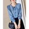 Women's Denim Long Sleeve Shirt