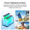 Rapid Multi Battery Charging Dock For 360 X4 Air Action Cameras Featuring Quick Charging Technology And Safety Features