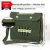 Multifunctional Electrician Crossbody Tool Bag - Canvas, Extra Thick with Large Capacity Pockets for Men