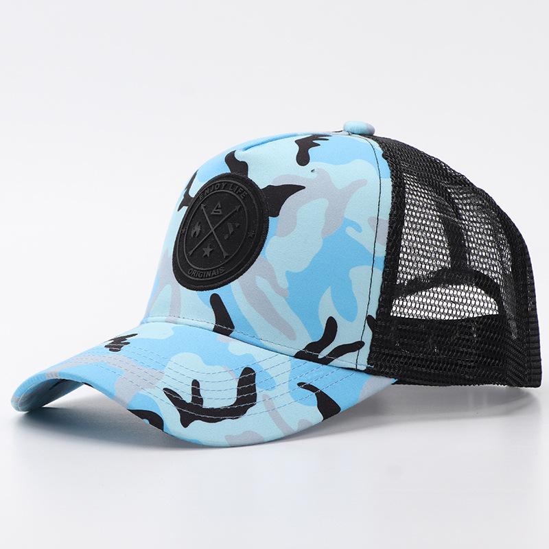 Nuovo berretto unisex di alta qualità in rete, moda casual, multicolore, in cotone, da baseball, per donne e uomini, stile semplice estivo