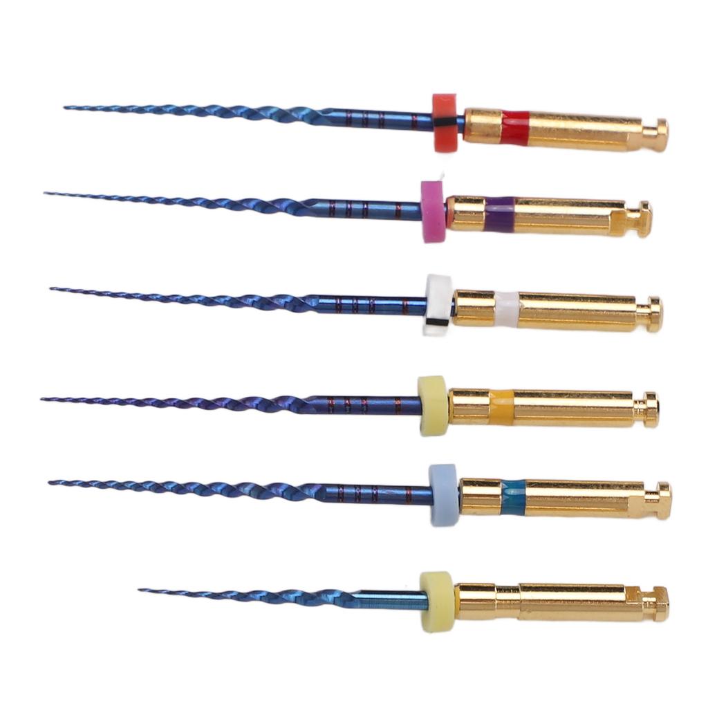 6 buc SX F3 Ace Endodontice Dentare cu Conicitate Mare Activare Termică Vârf Ac Endodontic Dentar