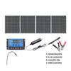 2000W High-Efficiency Solar Panel Kit, High Conversion Solar Energy With Aluminum Alloy Frame, Waterproof