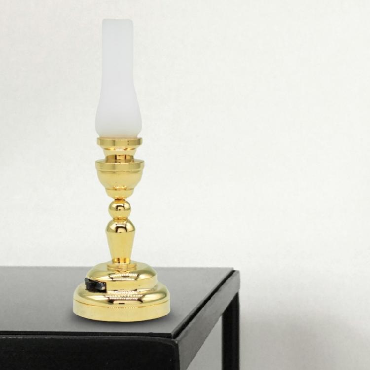 1:12 Dollhouses Living Room Table Kid LED Table Lamp Toy Furniture House Table Lamp Dollhouses Furniture