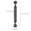 Diving Buoyancy Arm Carbon Fiber 1 Inch Dual Ball Head for Gopro 11 Insta360 X3 OSMO Action DSLR Diving Tray Light Extension Arm