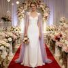 Delicato Scialle Staccabile Trasparente Lunghezza Cattedrale Accessorio Sposa Per Banchetti Ricevimenti