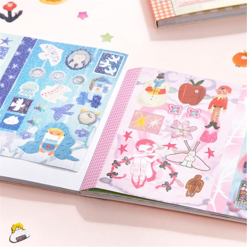 Cartoon Sticker Scrapbooking Sticker Journal Sticker for Water Bottle Notebook Planner Luggage Kids Motivational Sticker