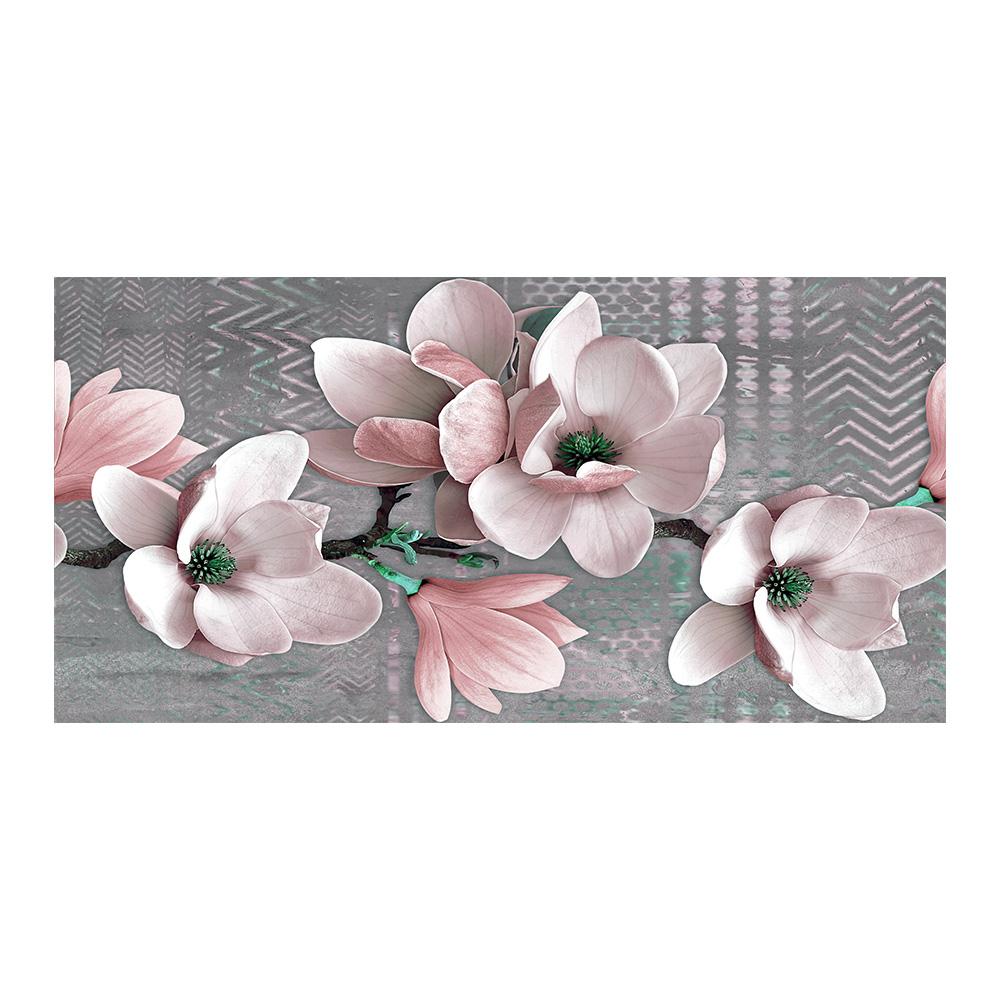 

Абстрактная желтая Розовая Цветы Картина на холсте Арт-принт - Большой Цветочный Настенный Декор для Гостиной, Домашнего Офиса - Ретро Постер с Цветами Цветочный Настенный Декор 50x100cm NoFrame