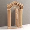 Customizable Blank Door With Realistic Openable Design For Miniature Collector And Model Builders Doll House Accessory