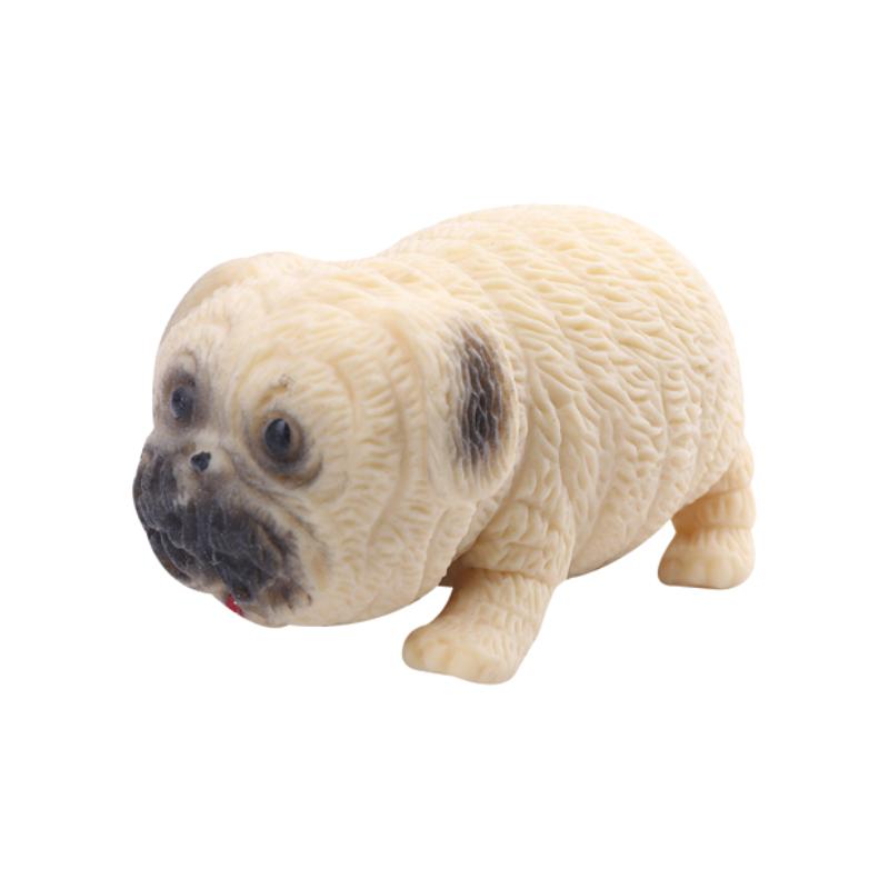 

Моти Собака Мопс Сквиши Игрушка Сжимаемая Медленно Восстанавливающаяся Снимающая Стресс Офис Веселье Школа