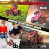 ROBOT PLAZA Dinosaur RC Car, Amphibious, Smoke-Speeding, Spraying Function, 4-Wheel Drive, Kids Toy, Birthday Gift for Boys and Elementary School Stud