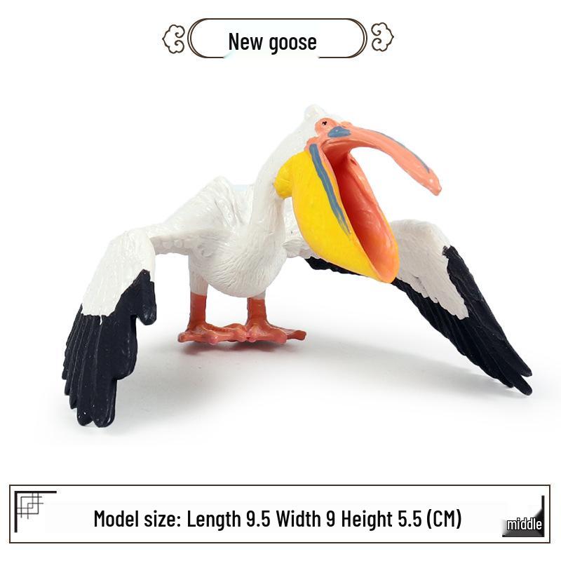 Children s Open Mouth Pelican Parrot Toy - Realistic Wild Bird Model