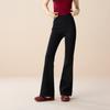 Elastic Sports and Casual Bell Bottom Pants for Women
